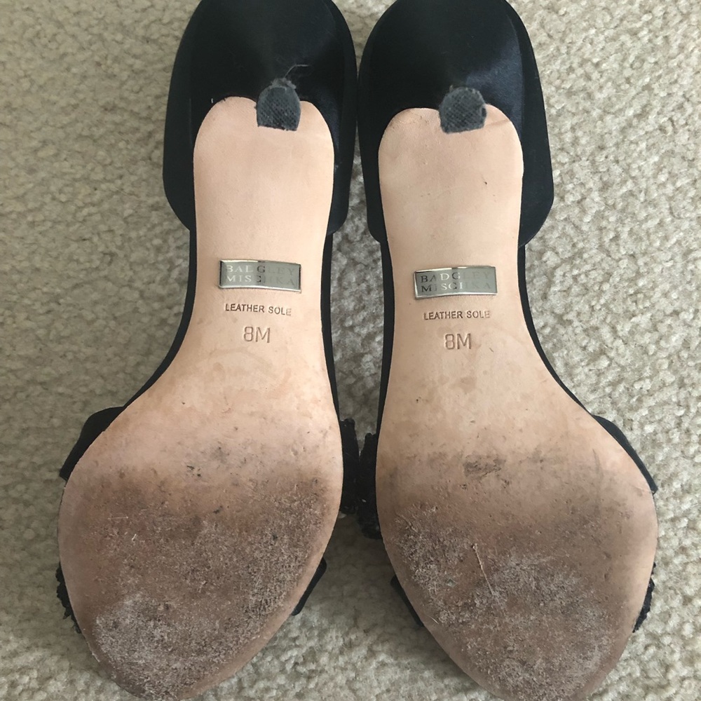 Badgley Mischka Ryanne Evening Shoes Sz 8 - Picture 4 of 8